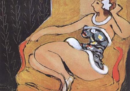 Henri Matisse Dancer Sitting in an Armchair (mk35) oil painting image